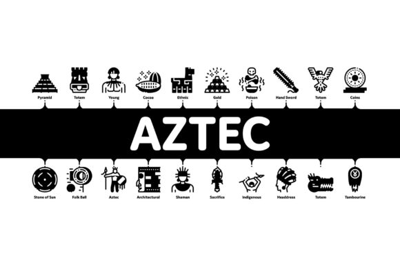 Download Aztec Civilization Minimal Infographic - Premium Bundle