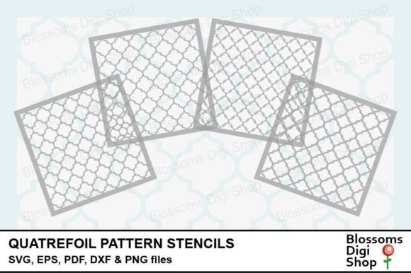 Download Quatrefoil Pattern Stencils - Premium Resources